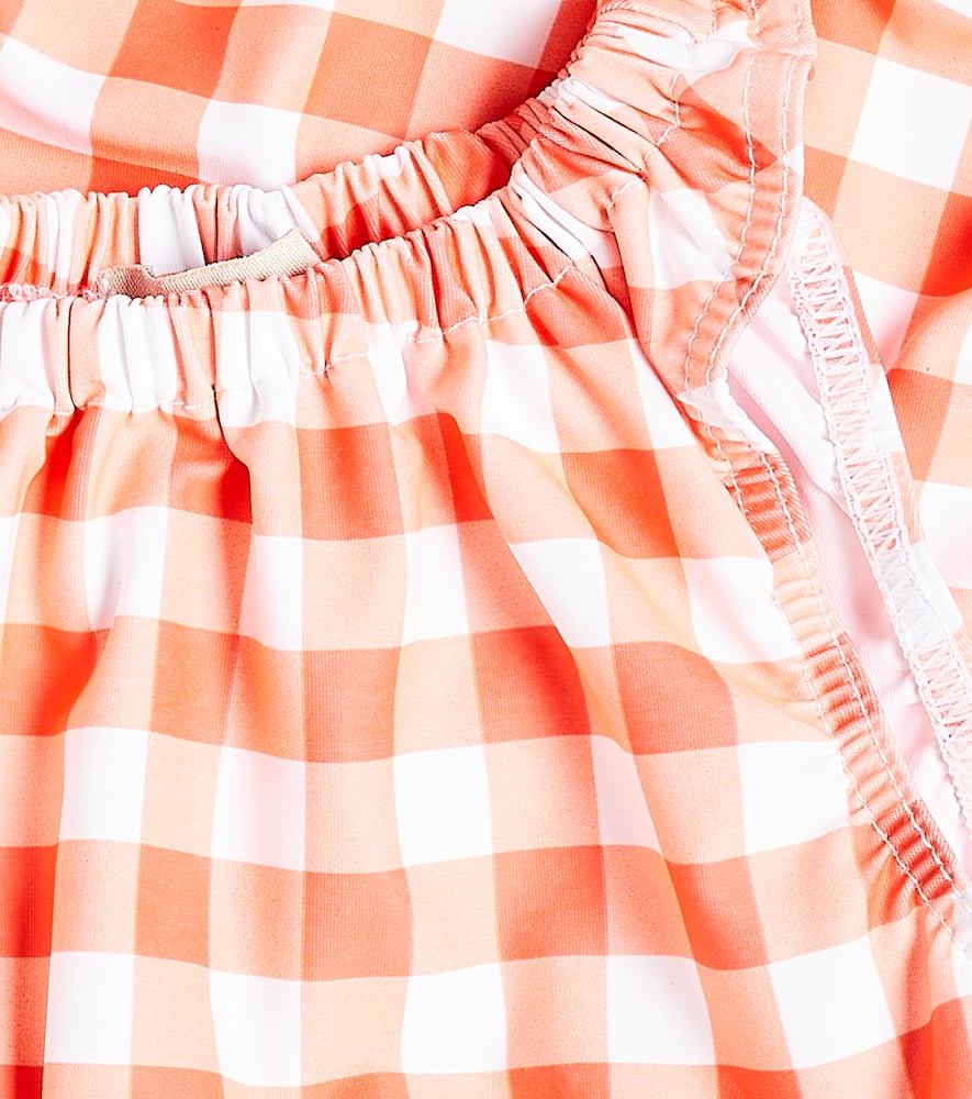 Suncracy Girlbari checked swimsuit