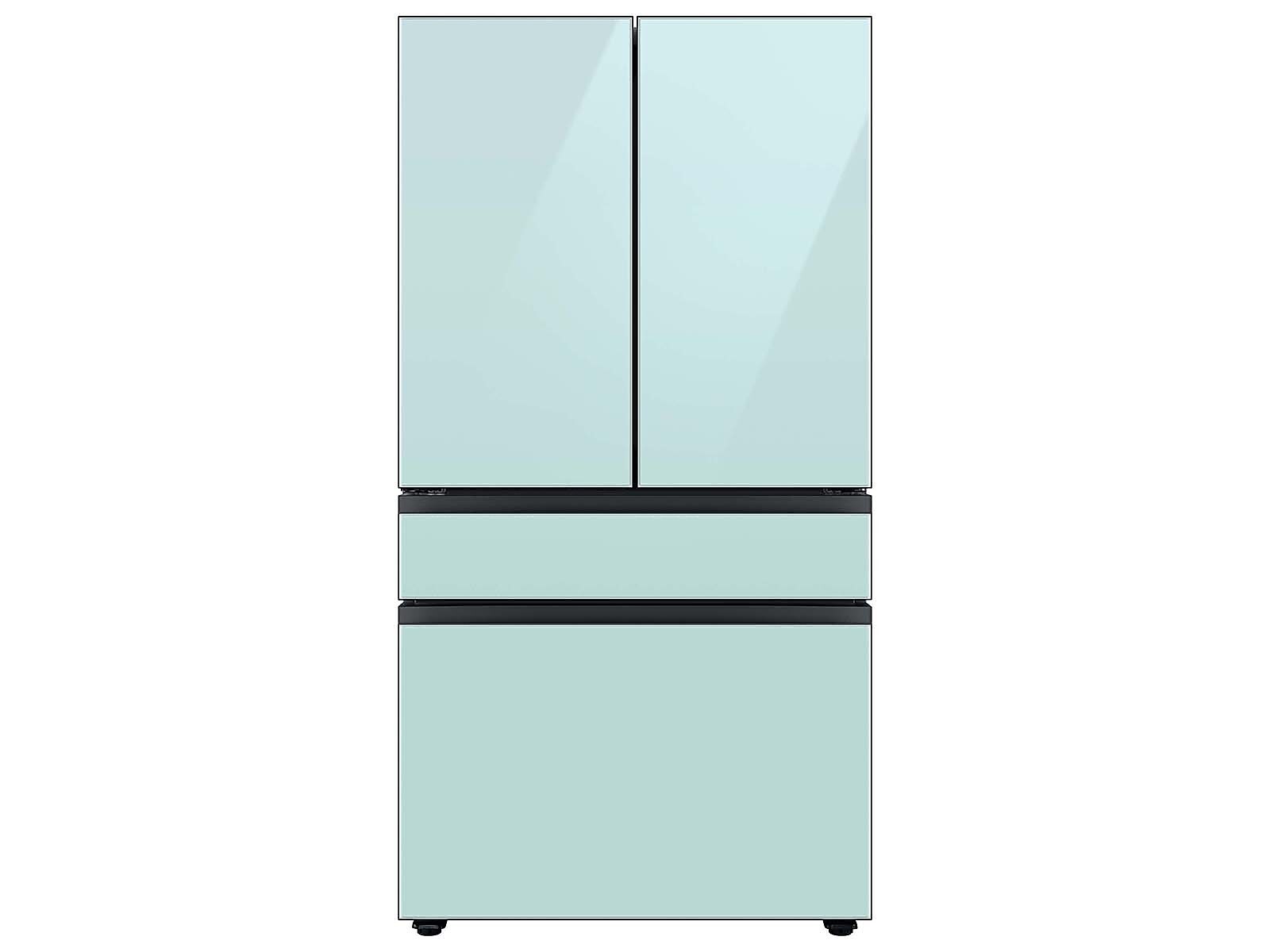 Bespoke 4-Door French Door Refrigerator Panel in Morning in Blue Glass - Middle Panel(RA-F36DMMCM/AA)