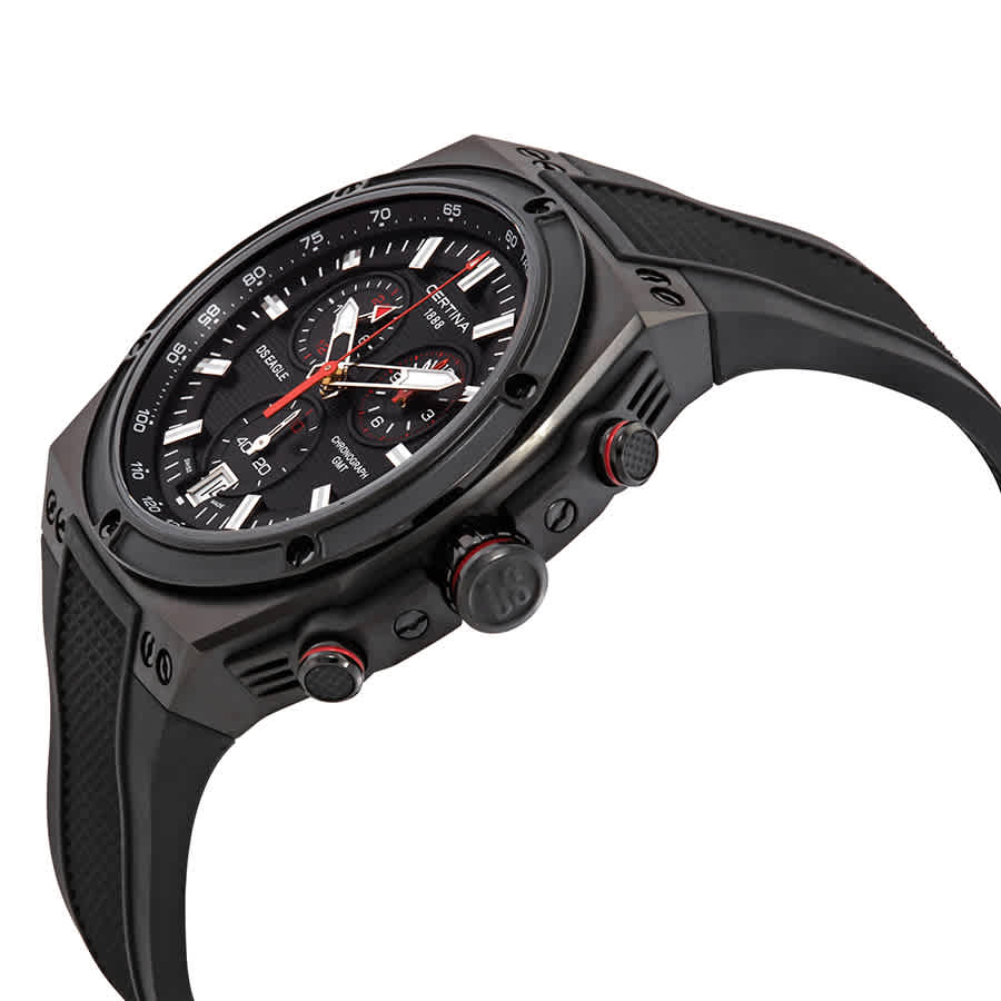 DS Eagle Chronograph GMT Black Dial Mens Watch C023.739.17.051.00