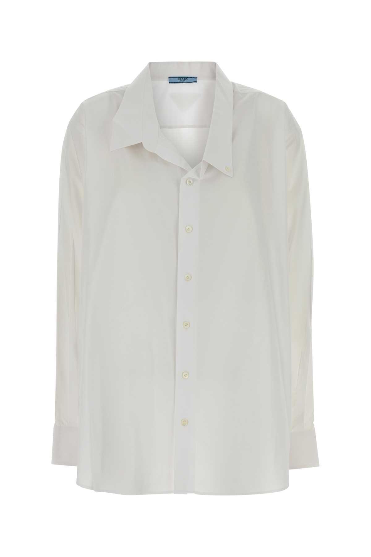 Poplin Oversize Shirt — White