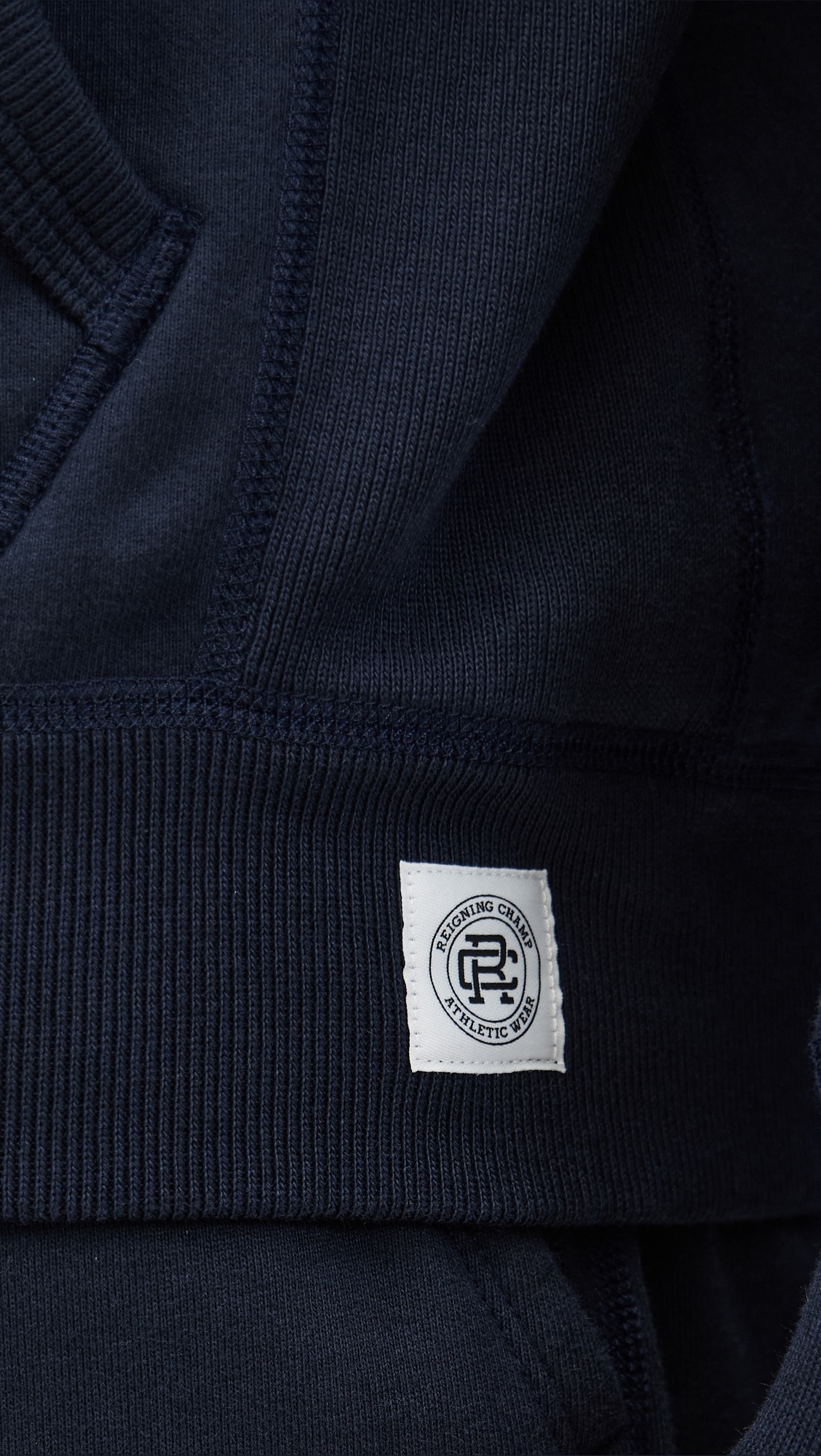 Reigning Champ Mid-Weight Terry Standard Zip Hoodie Navy