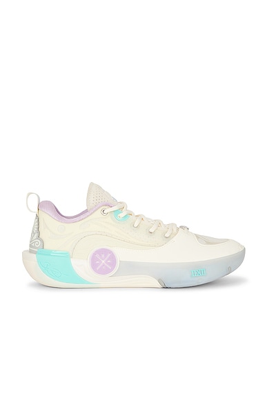 Li-Ning Way Of Wade 12 Cotton Candy Sneaker in White - White. 7.5 also in