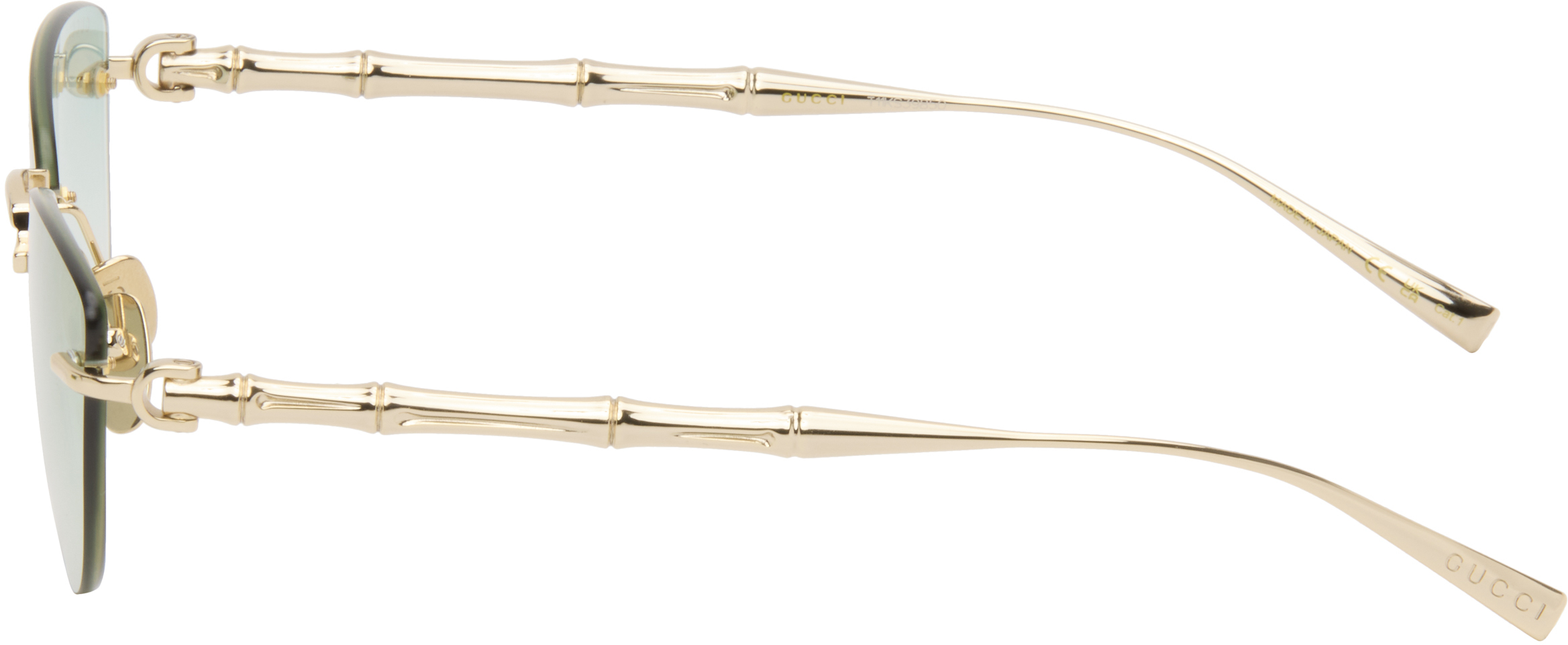 Gold Cat-Eye Sunglasses