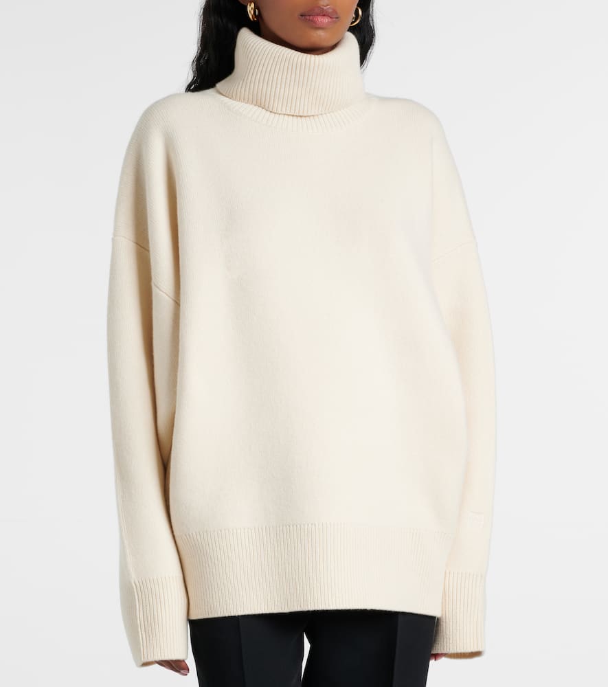 Wool and cashmere-blend turtleneck sweater