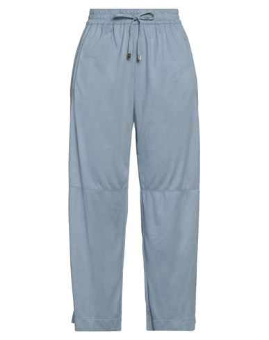 Woman Pants Pastel blue Size 2 Polyester