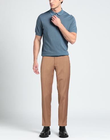 Man Pants Camel Size 30 Polyester, Viscose, Elastane