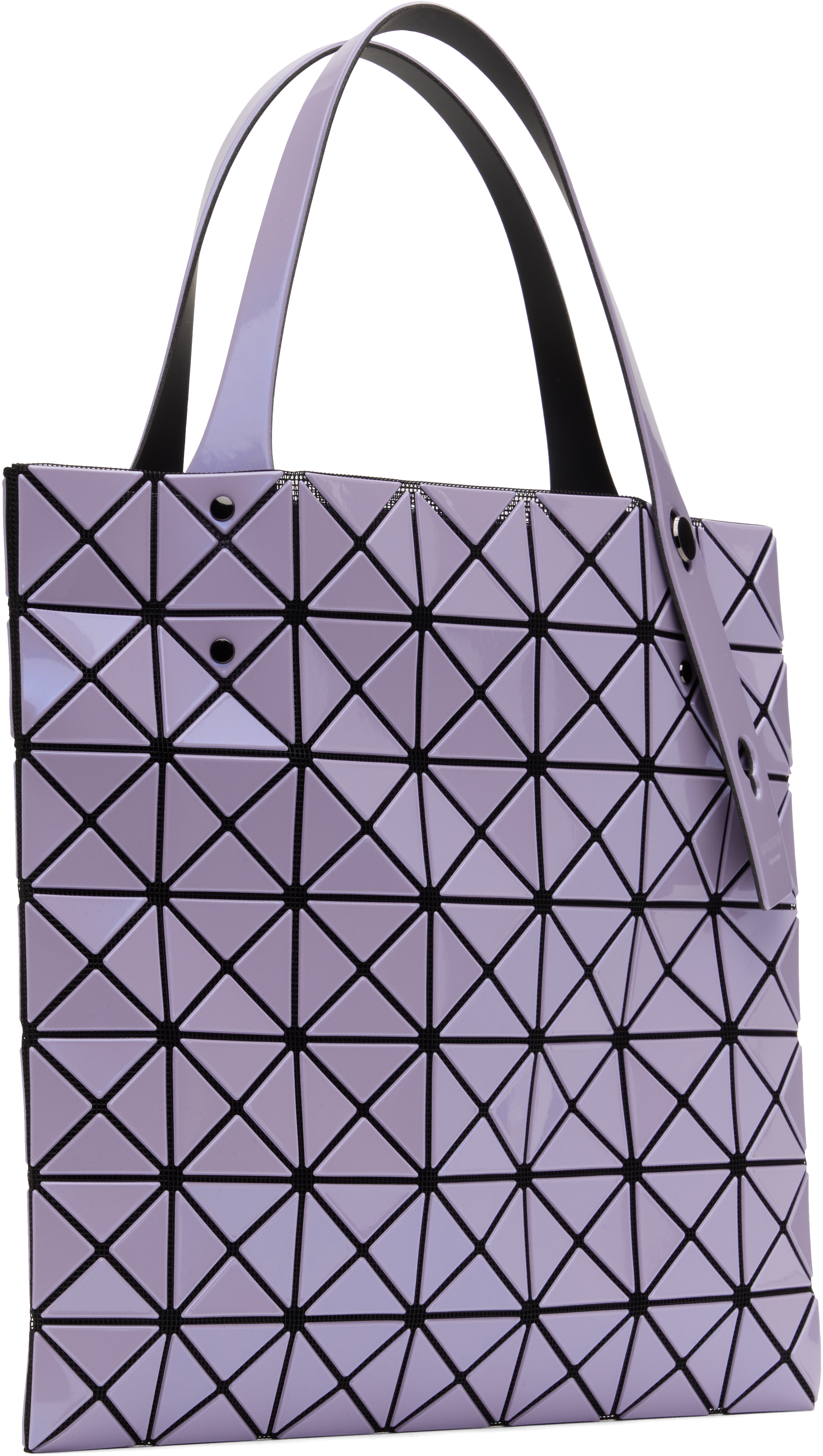 BAO BAO ISSEY MIYAKE Purple Prism Metallic Tote