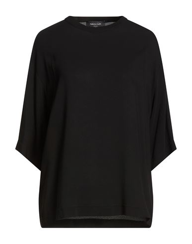 Woman Top Black Size 2 Viscose, Elastane