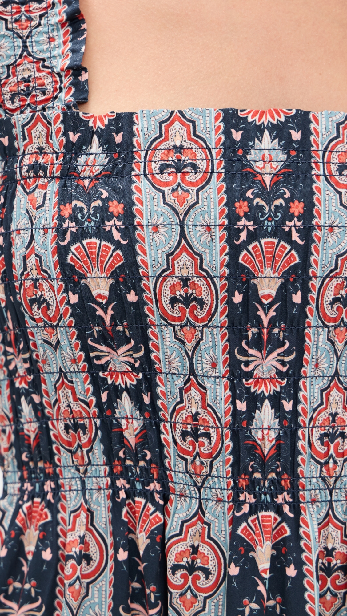 The Kimmy Maxi Nap Dress Emma Stripe/Navy Multi 
