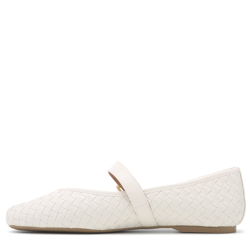 Women's Mulaney Woven Mary Jane Ballet Flat Shoes (Black)