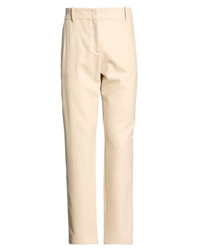Man Pants Beige Size 30 Wool, Cashmere, Elastane
