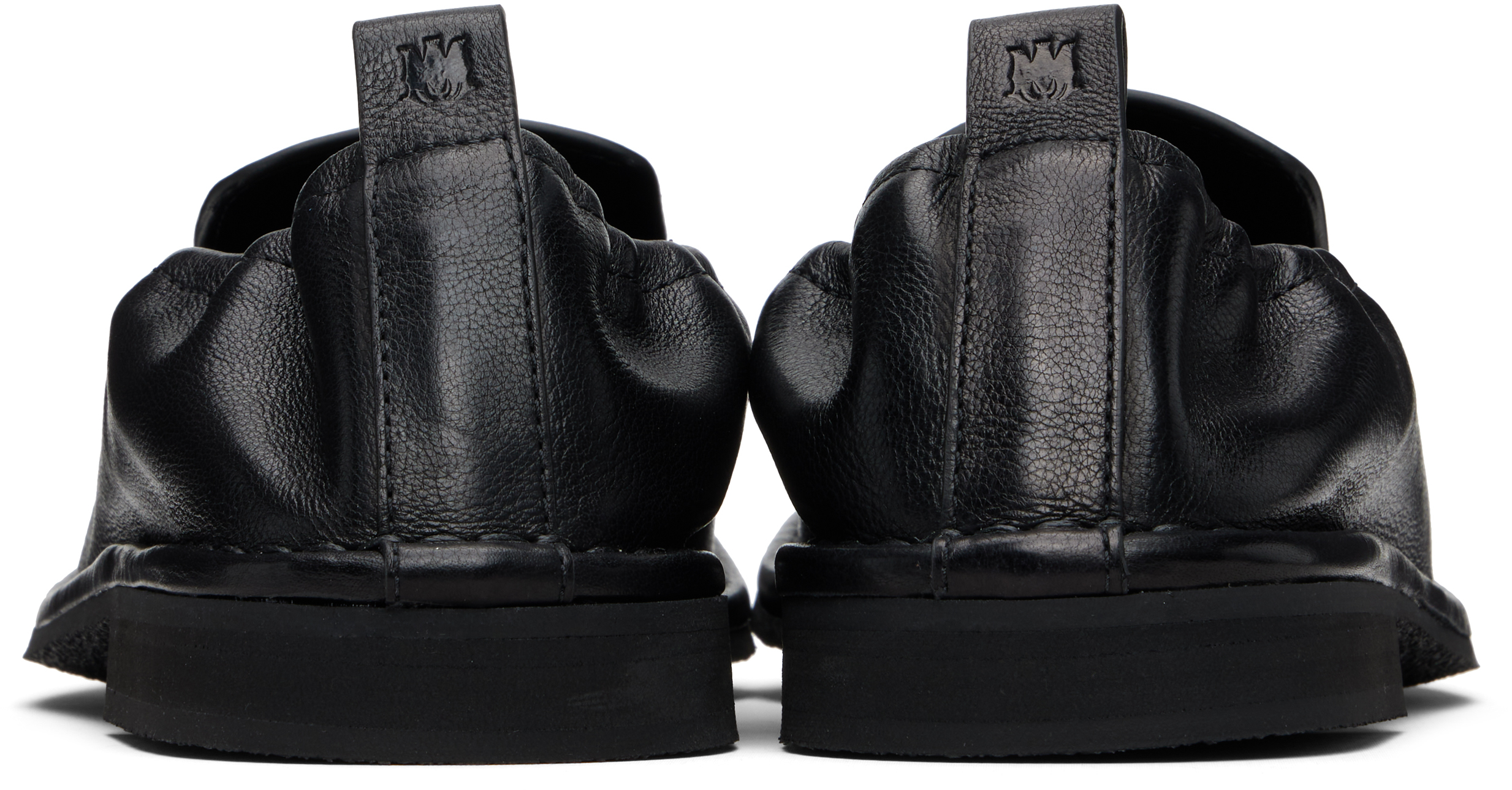 Black Slip On Loafers