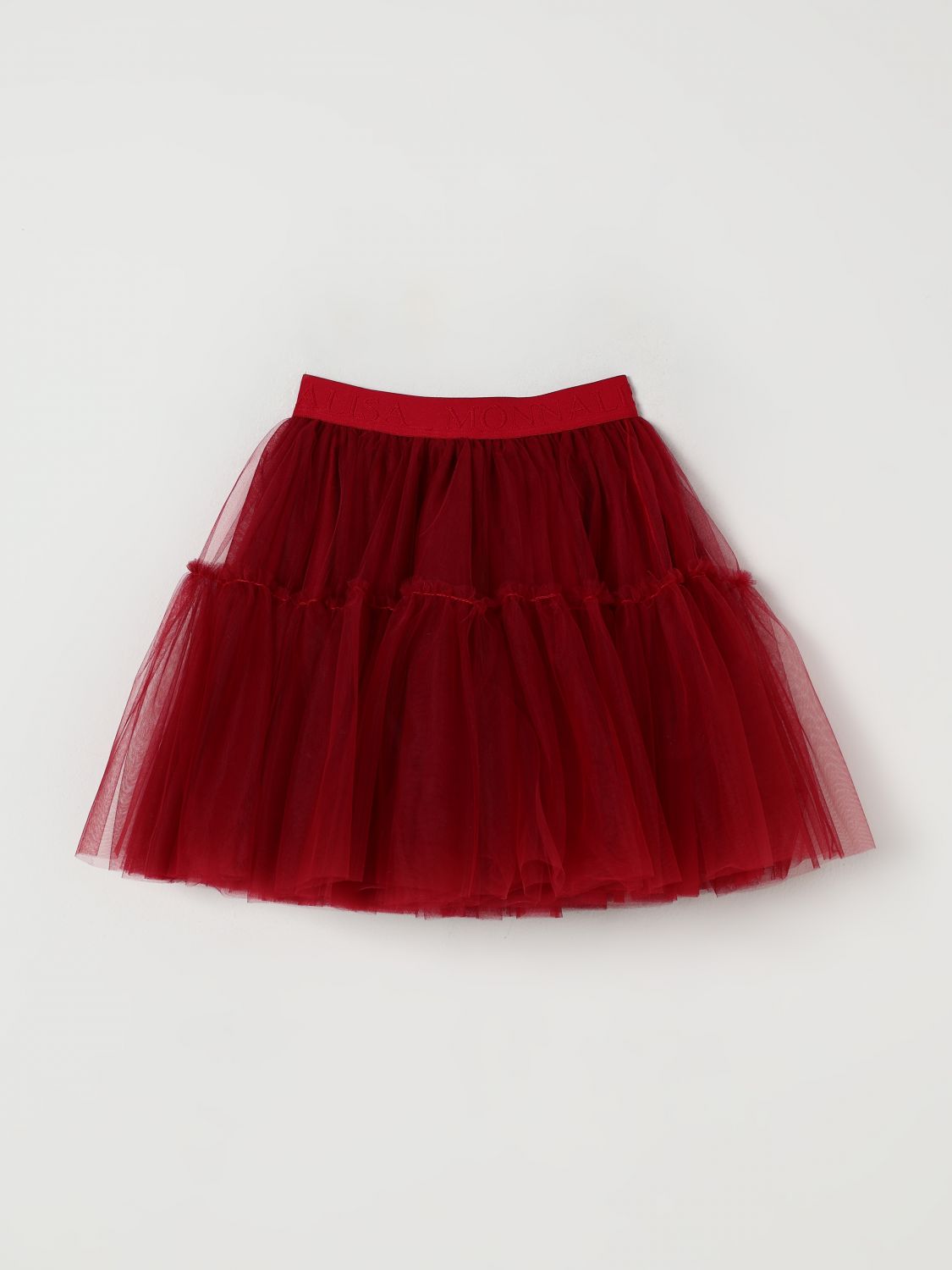 Skirt Kids color Red
