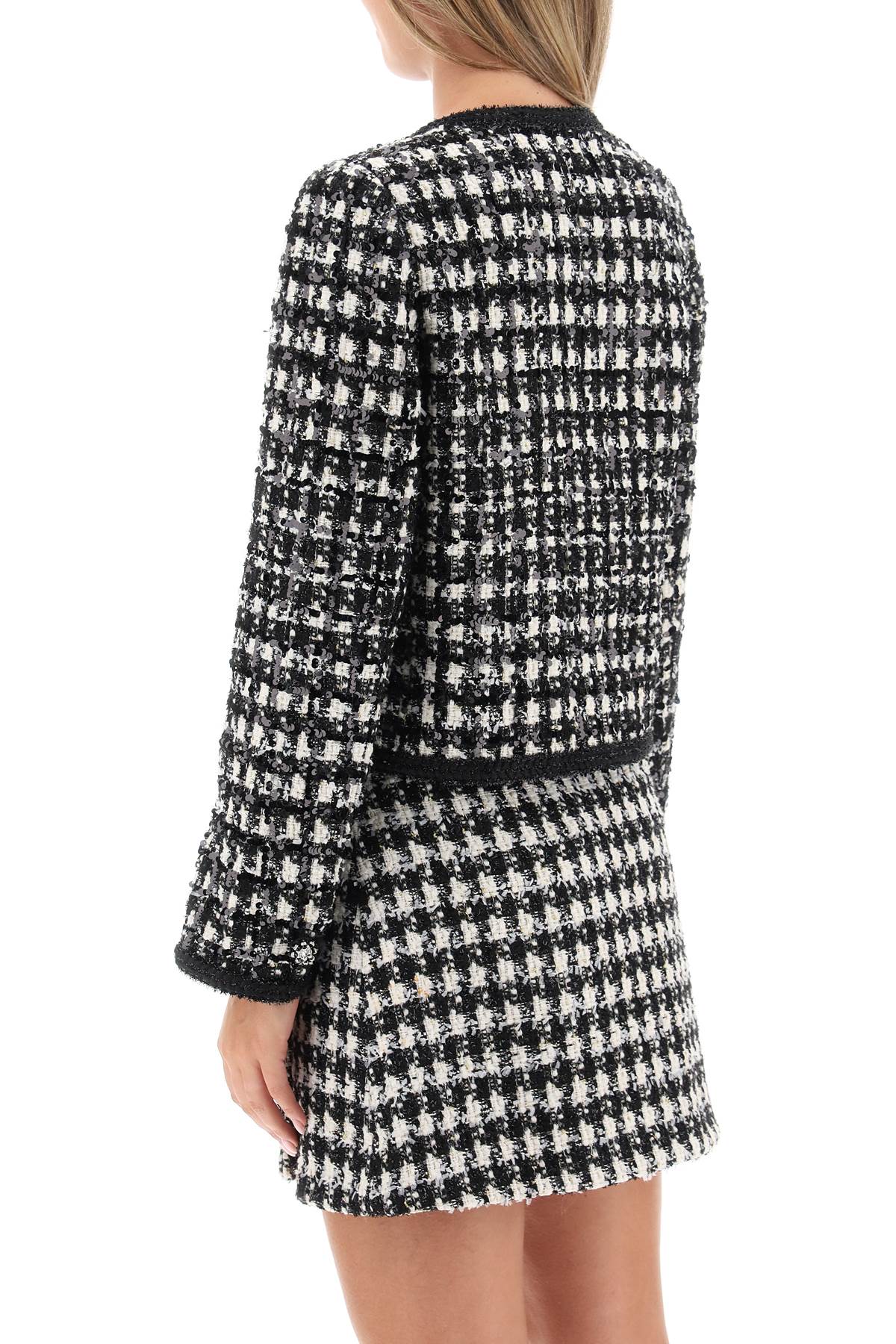 Bolero Jacket In Boucle Tweed