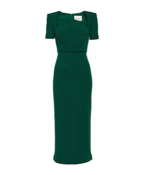 Moon wool midi dress