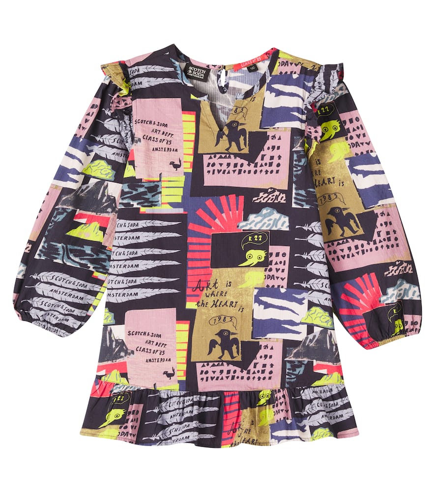 Printed cotton dress