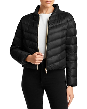 Cropped quilted jacket - Neutrals