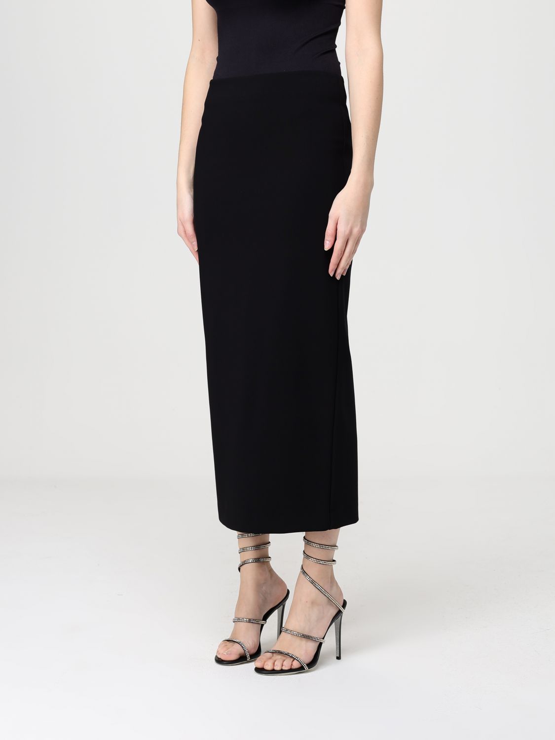 Skirt Woman color Black