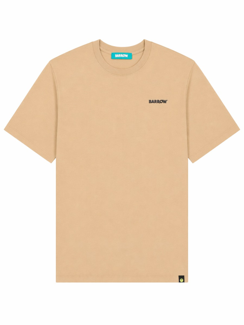 Beige Crew Neck T-Shirt