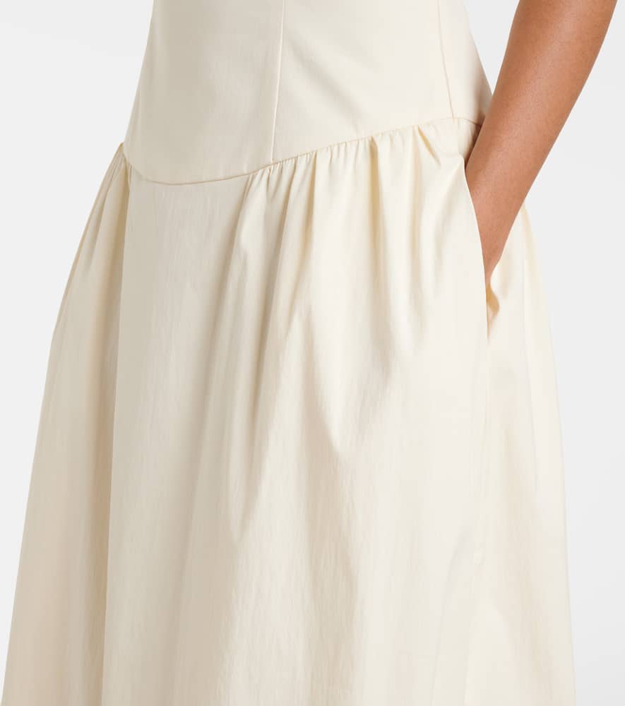 Florent halterneck cotton-blend maxi dress