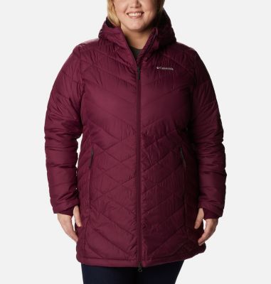 Women's Heavenly  Long Hooded Jacket - Plus Size-