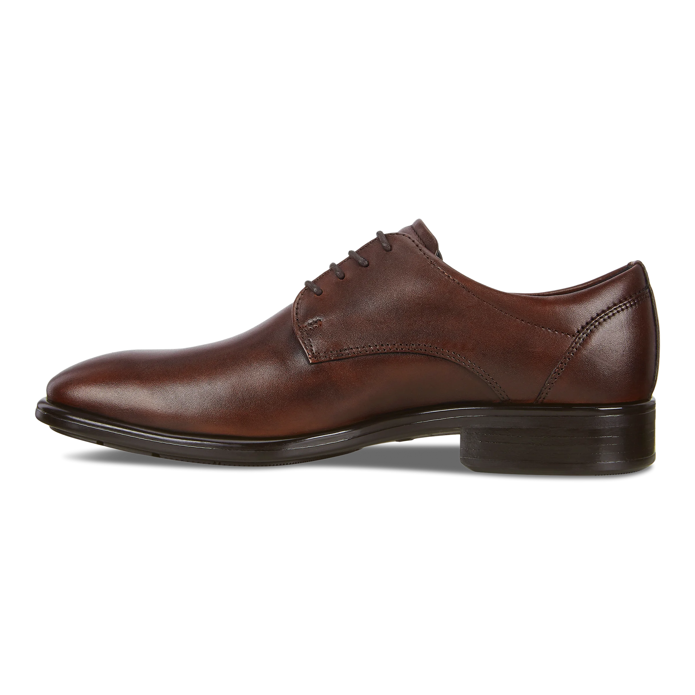 Citytray - Men's Leather Derby Shoe - Brown