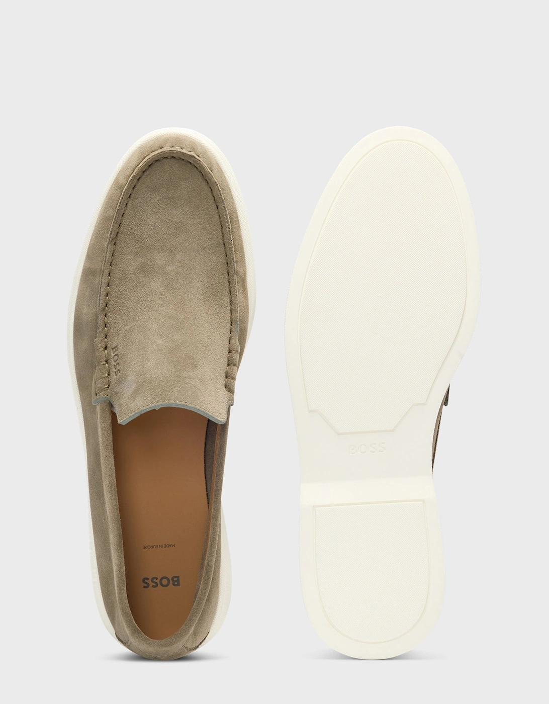 Hugo Boss Men's Sienne Loafers Green - Size: 10