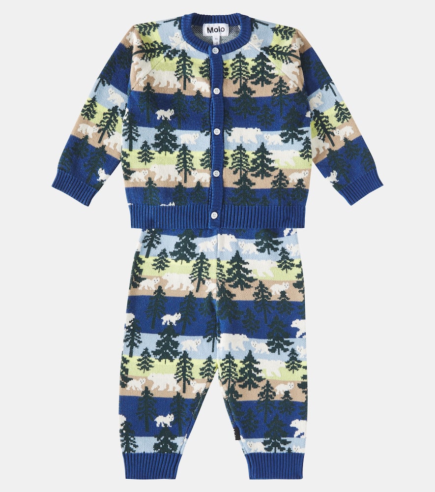 Molo Brody cardigan and Sol sweatpants set