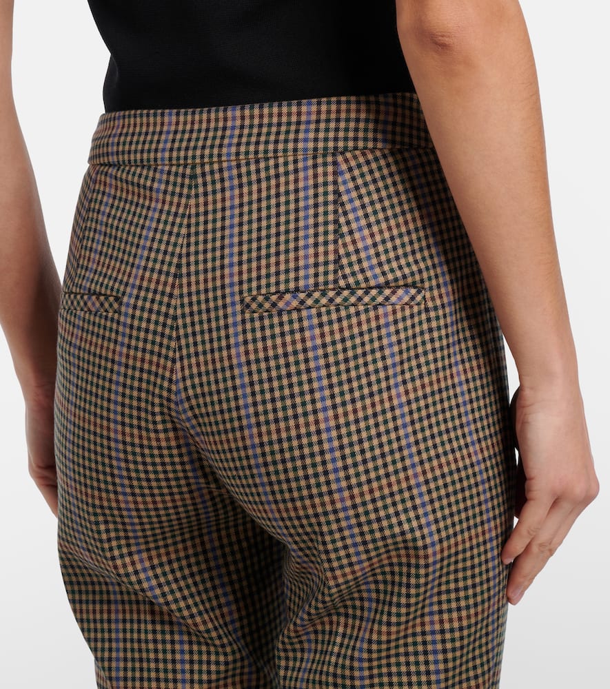 Arte checked slim pants