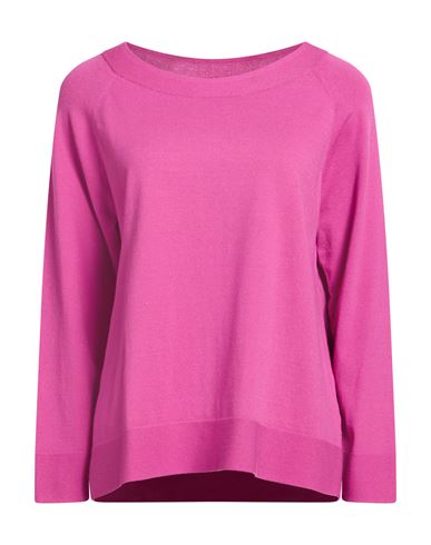 Elena Mirò Woman Sweater Fuchsia Size L Viscose, Polyester