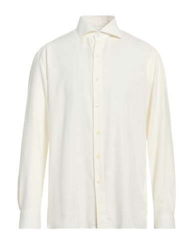Man Shirt Ivory Size 15 ½ Cotton, Cashmere