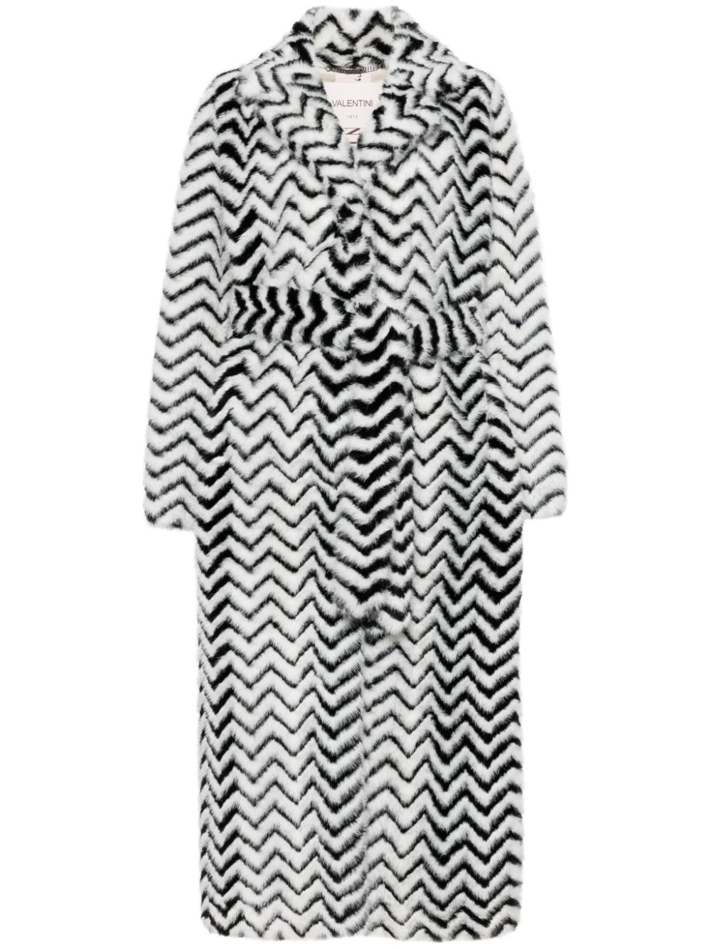 Faux-fur coat - White