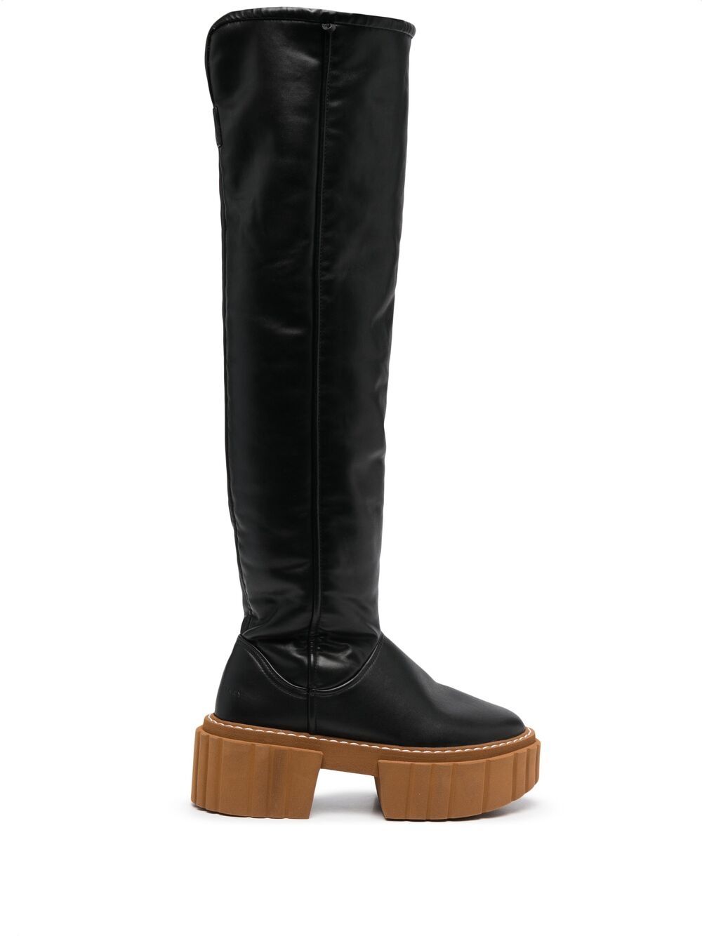 Emilie over-the-knee boots - Black