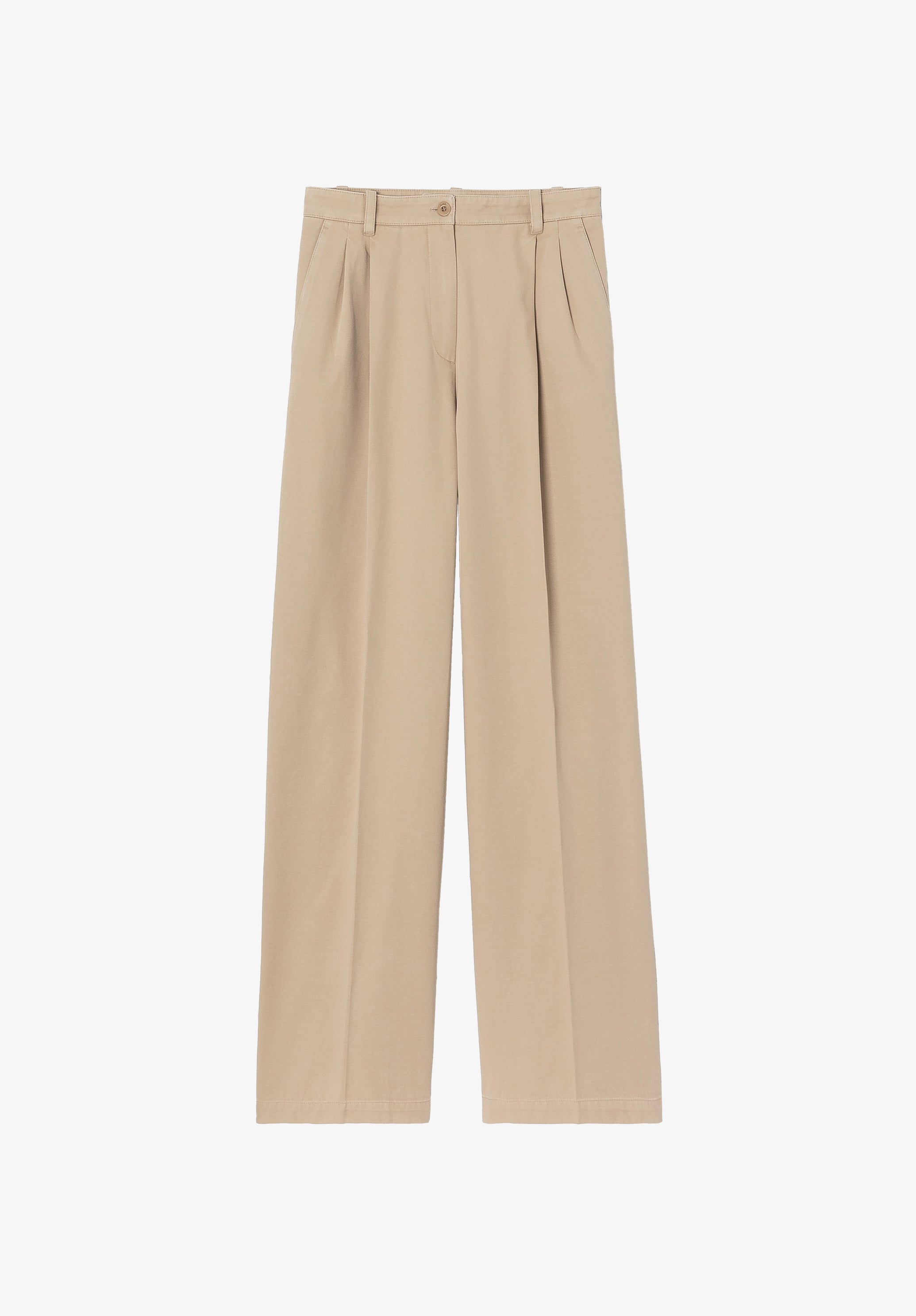 A. P.C. Women's Ginny pants Size: 34 in Beige