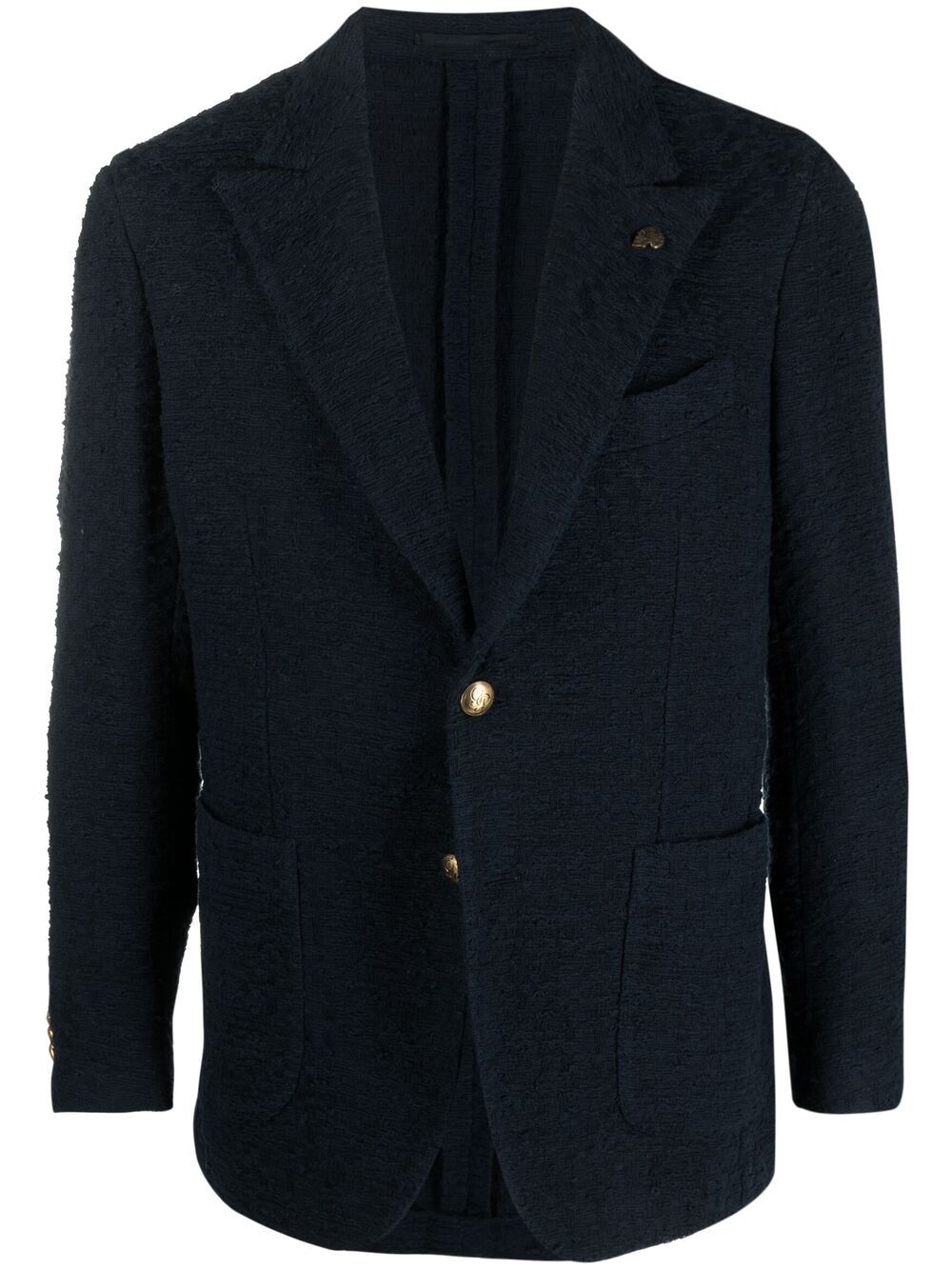 Single-breasted blazer - Blue