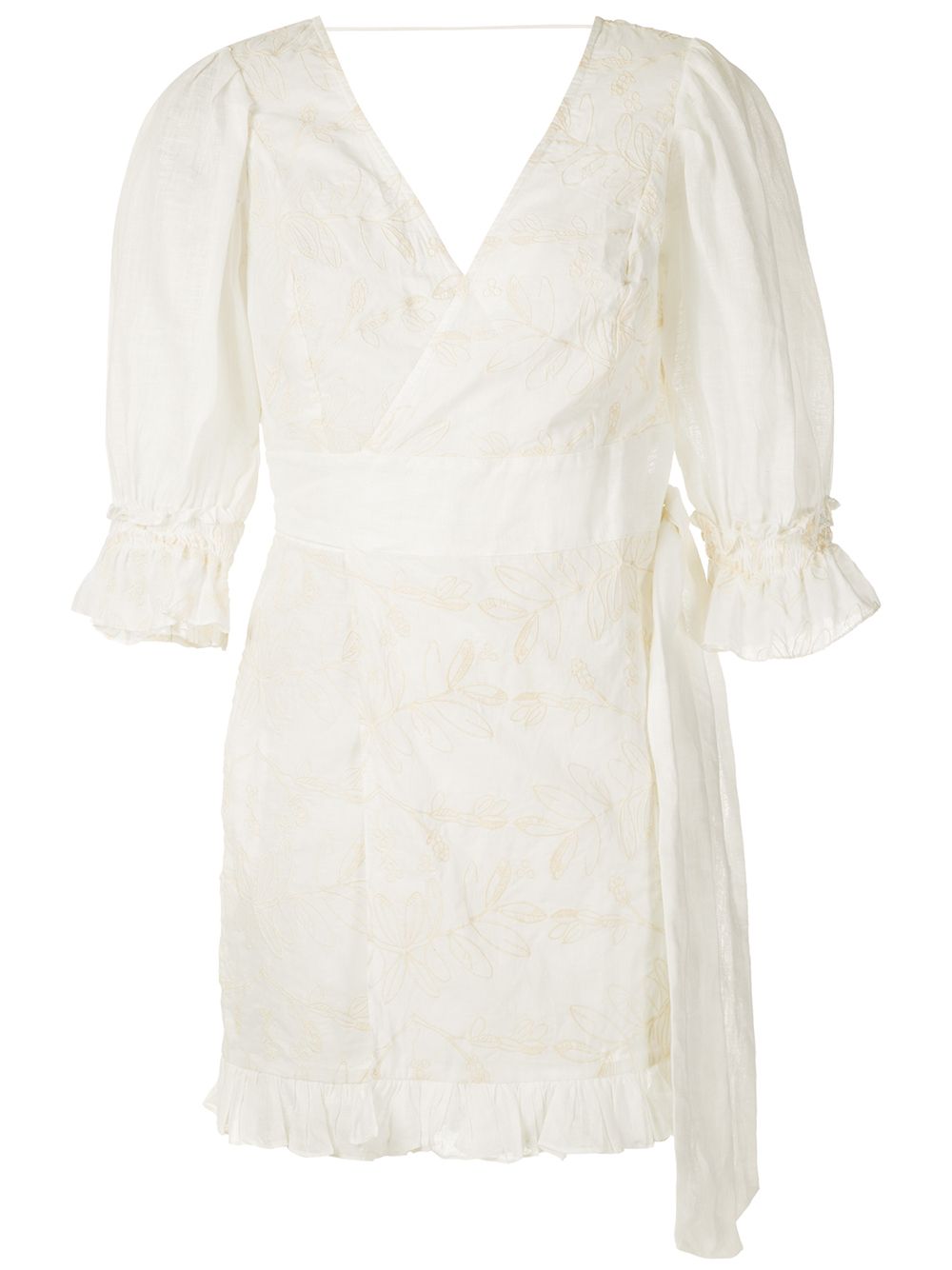 Baron embroidered dress - White