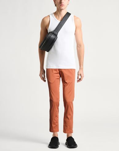 Man Pants Tan Size 32 Cotton, Elastane
