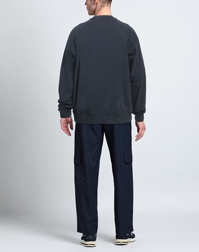 Man Sweatshirt Slate blue Size XXL Cotton, Elastane