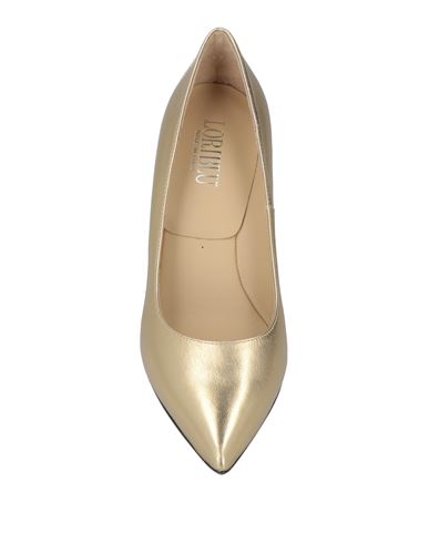 Woman Pumps Gold Size 9 Leather