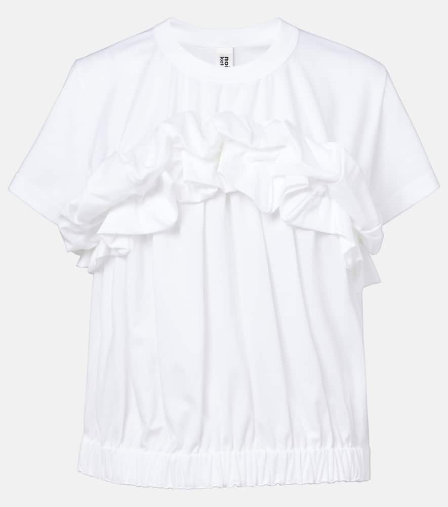 Ruffled cotton top