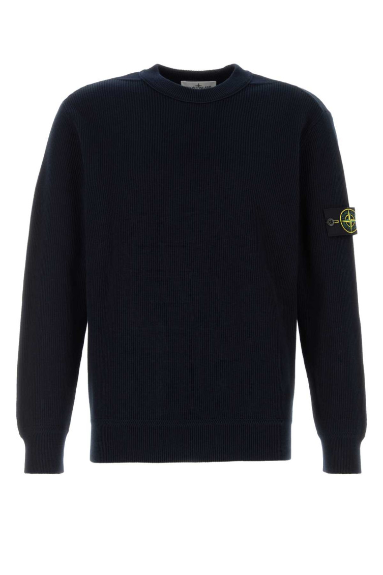 Midnight Blue Cotton Sweater