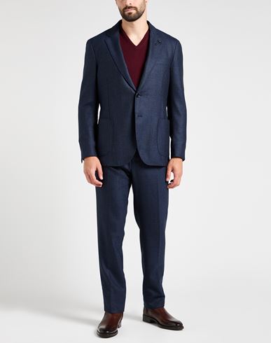 Man Suit Navy Size 44 Wool