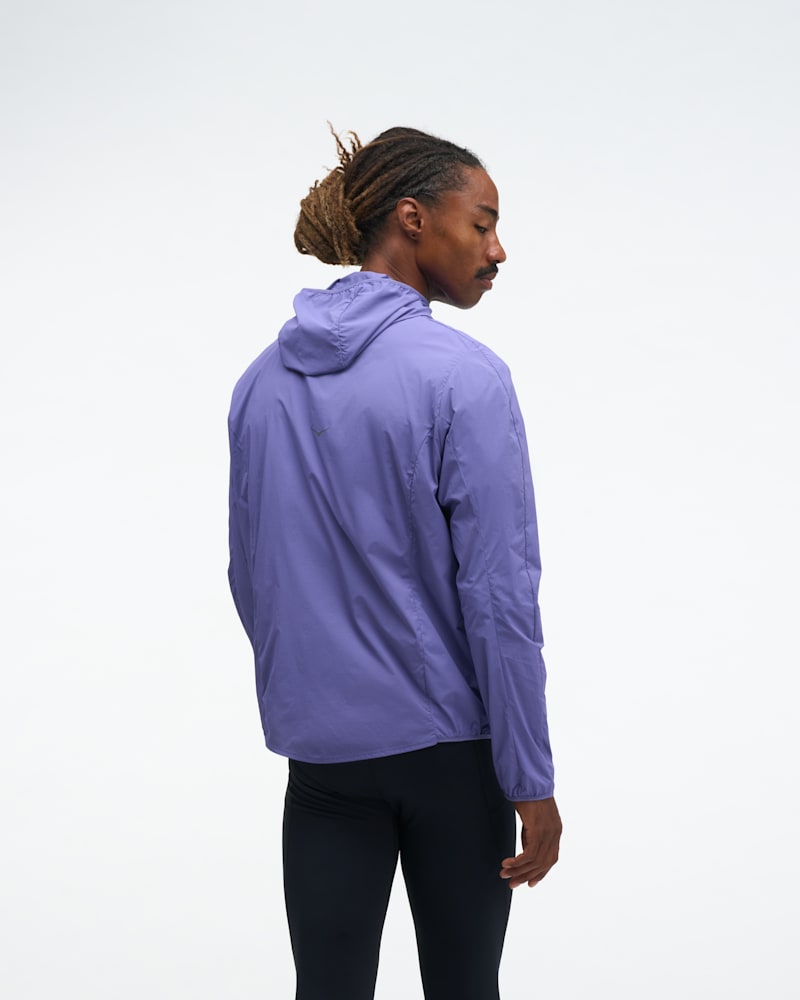 HOKA Men's SkyFlow Wind Jacket in Cosmic Purple