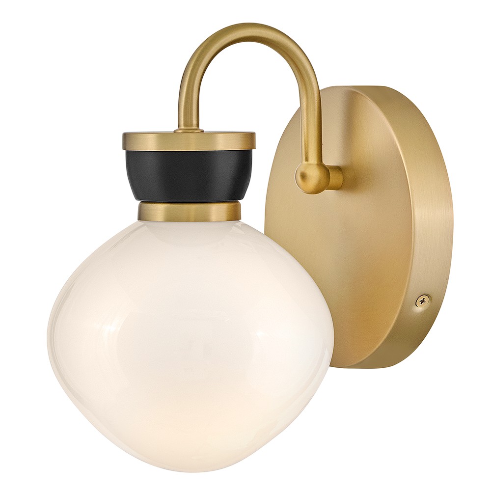Lacquered Brass LED Wall Sconce from the Lucy Collection