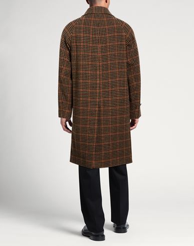 Man Coat Dark brown Size 40 Virgin Wool