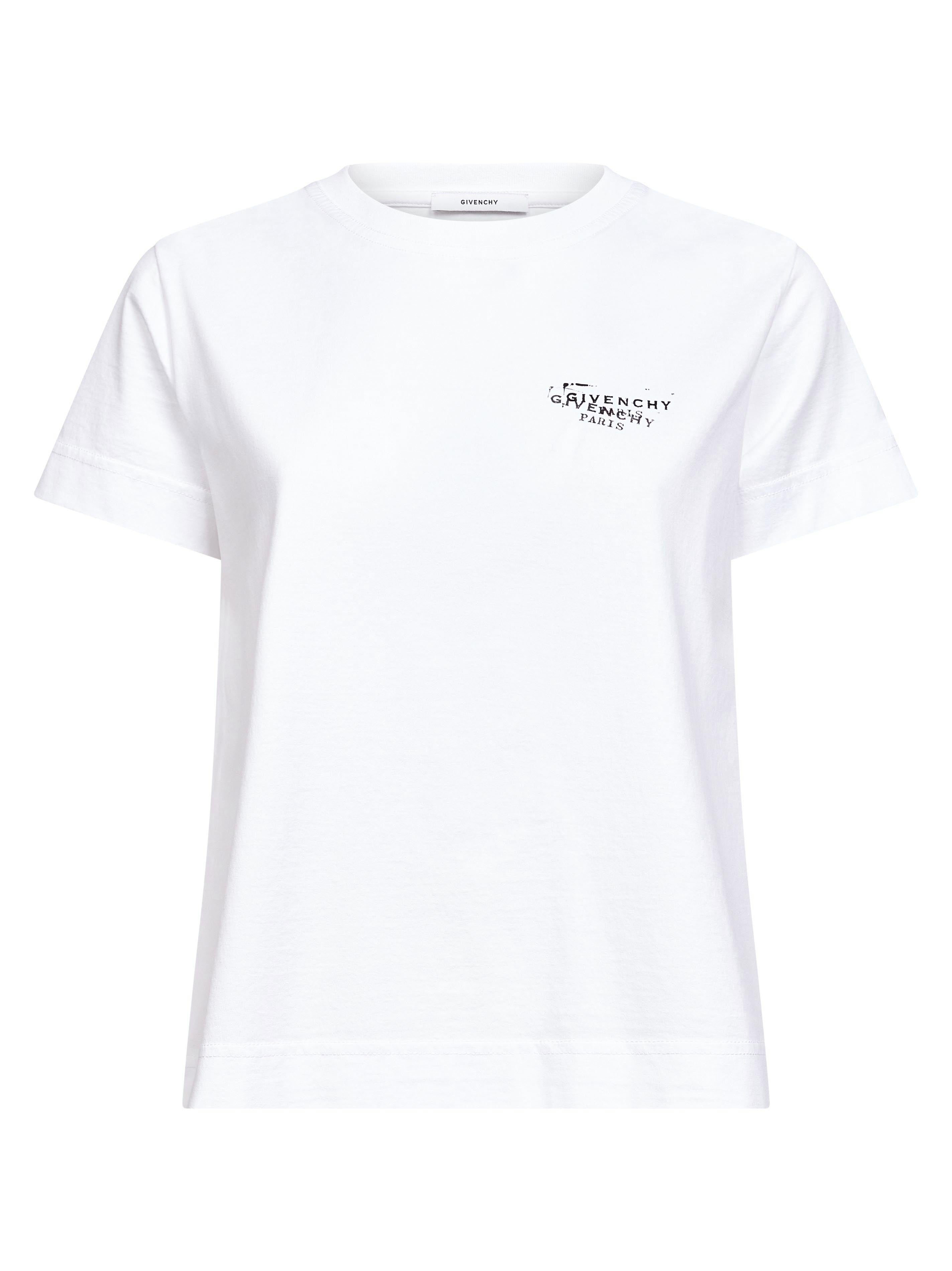 Stamp Print T-Shirt — White