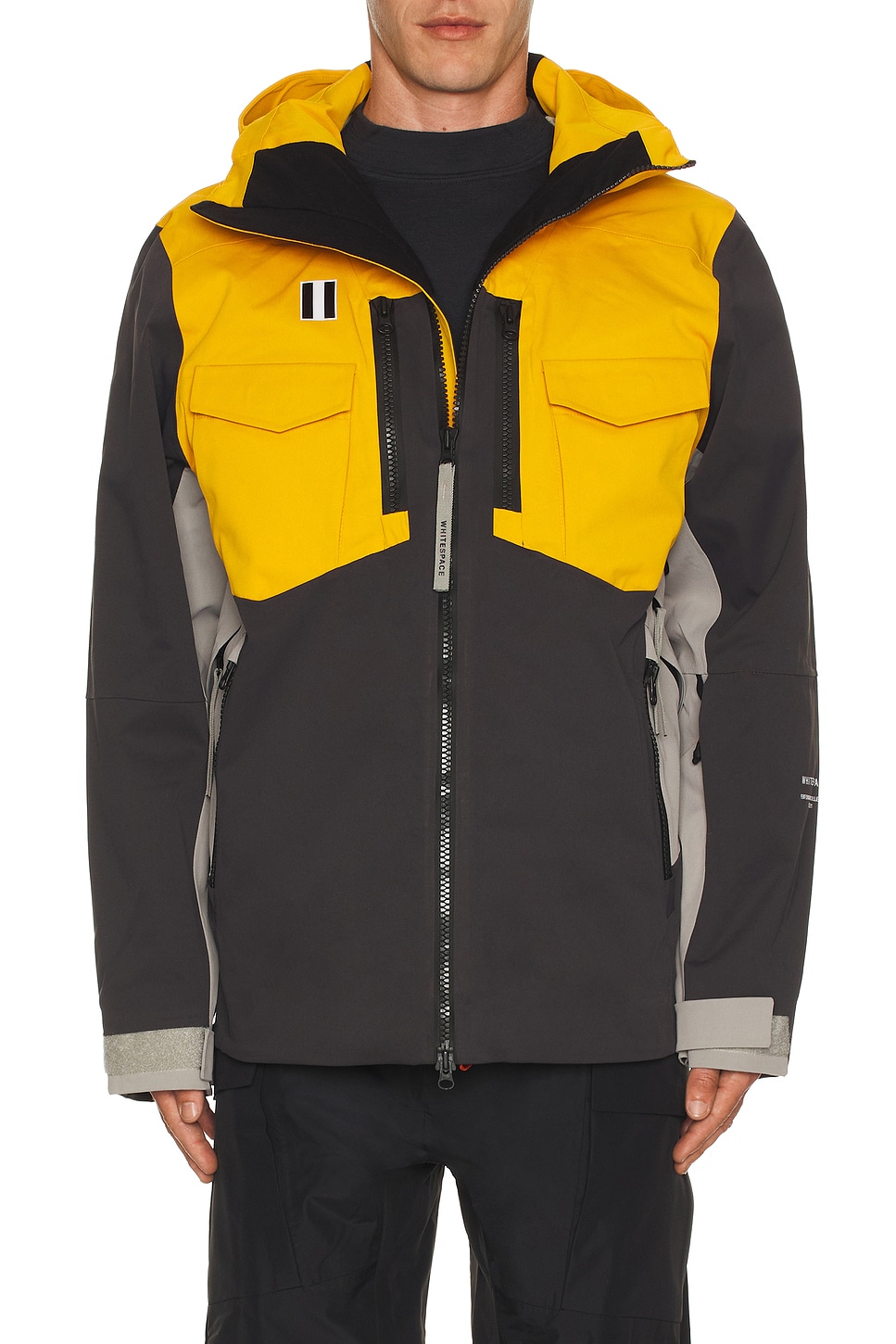 Whitespace 2L Insulated Cargo Jacket in Golden Yellow Rock Ridge & Phantom. S also in L, M, XL/1X
