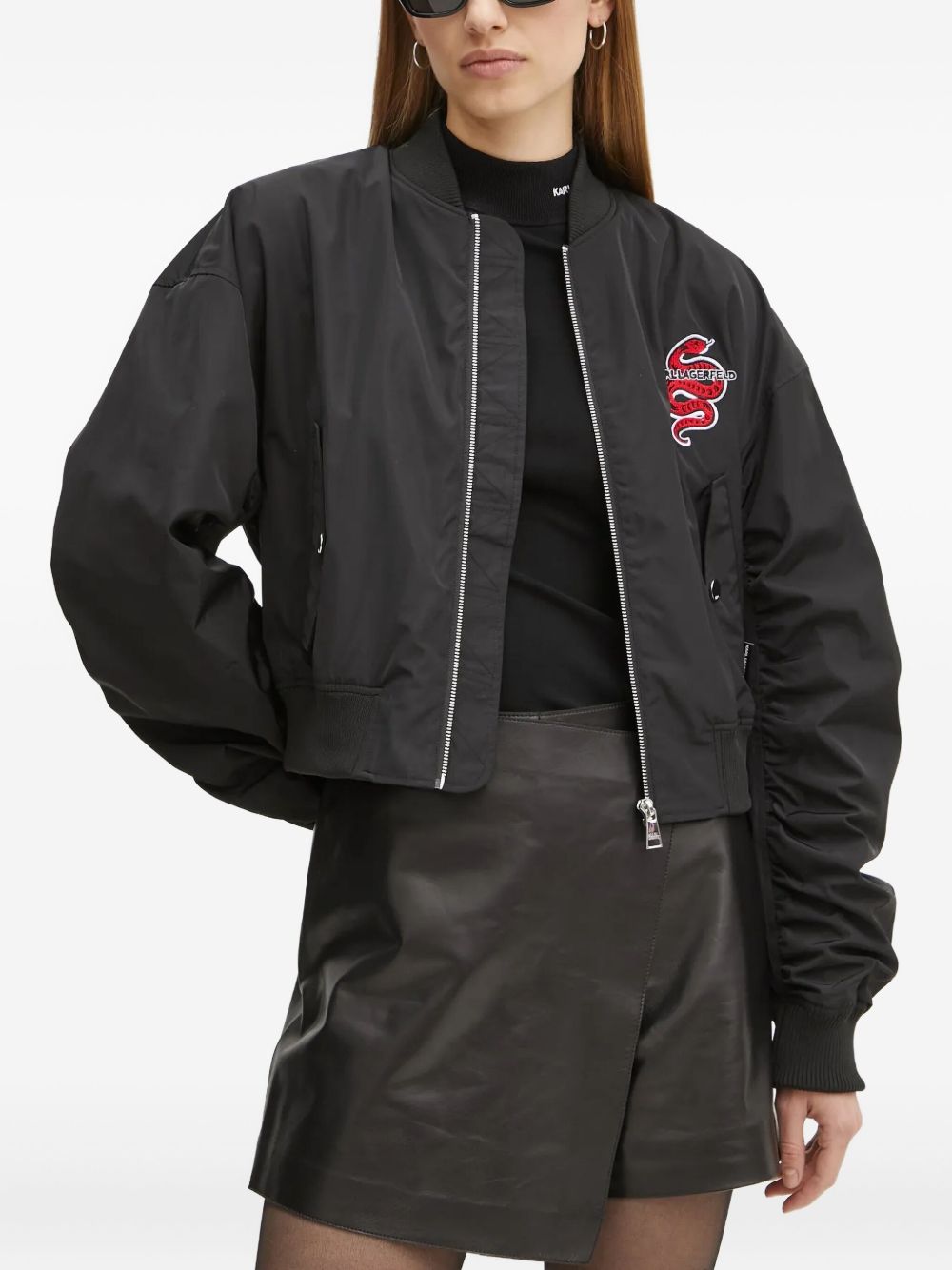 Lunar New Year bomber jacket - Black