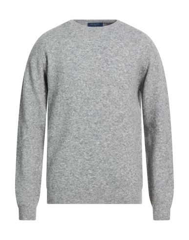 Man Sweater Grey Size XL Merino Wool, Polyamide, Elastane