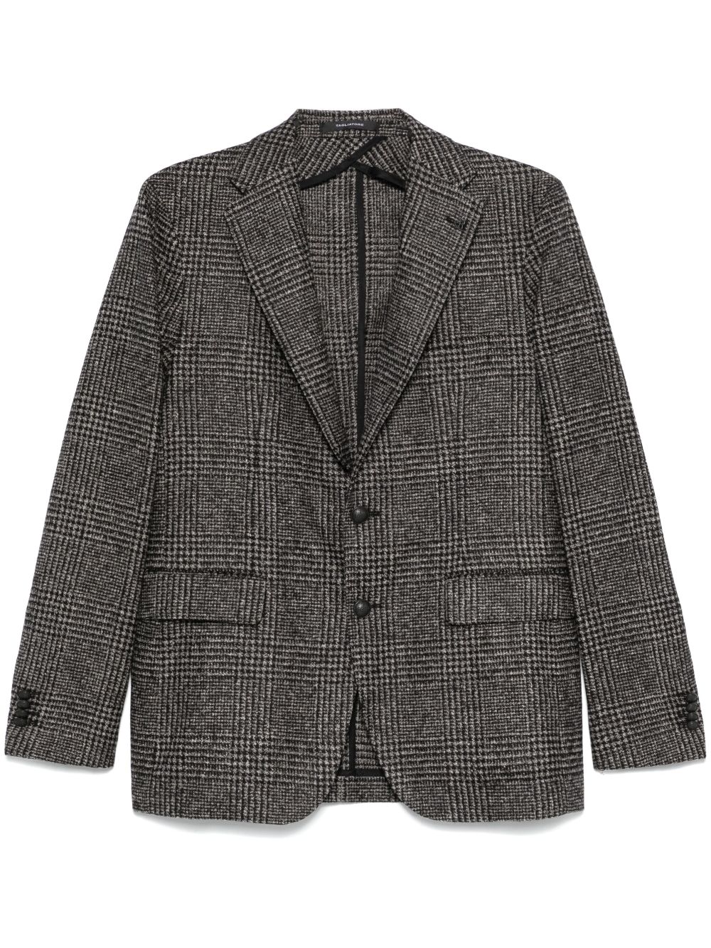 Prince of Wales check blazer - Black